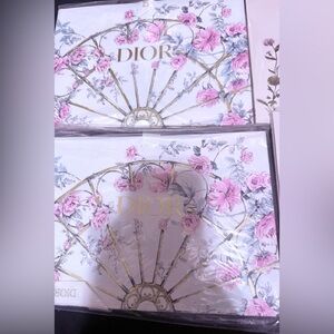 Dior Pink and Gold Floral  Packaging gift bag  set of 4